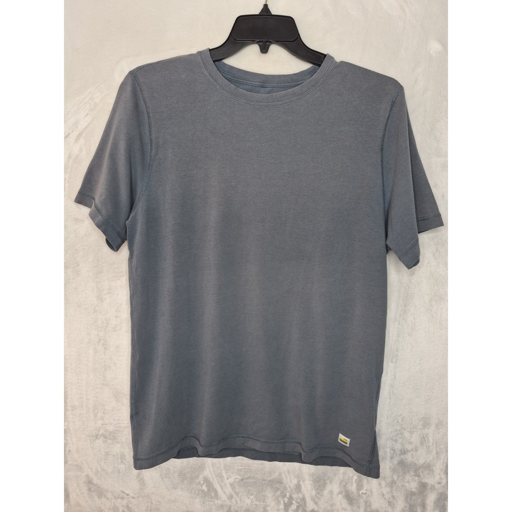 Vuori Performance Tee Mens Large Slate Blue Grey Short Sleeve Athletic Shirt
